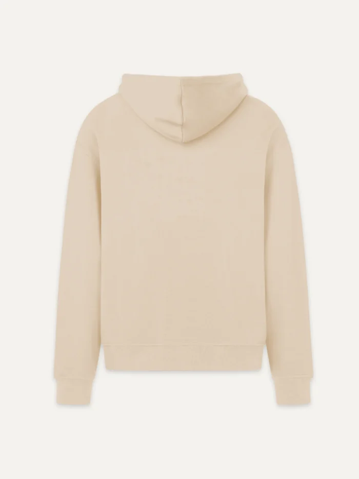Horizon Mark Hoodie in Desert Dust back view