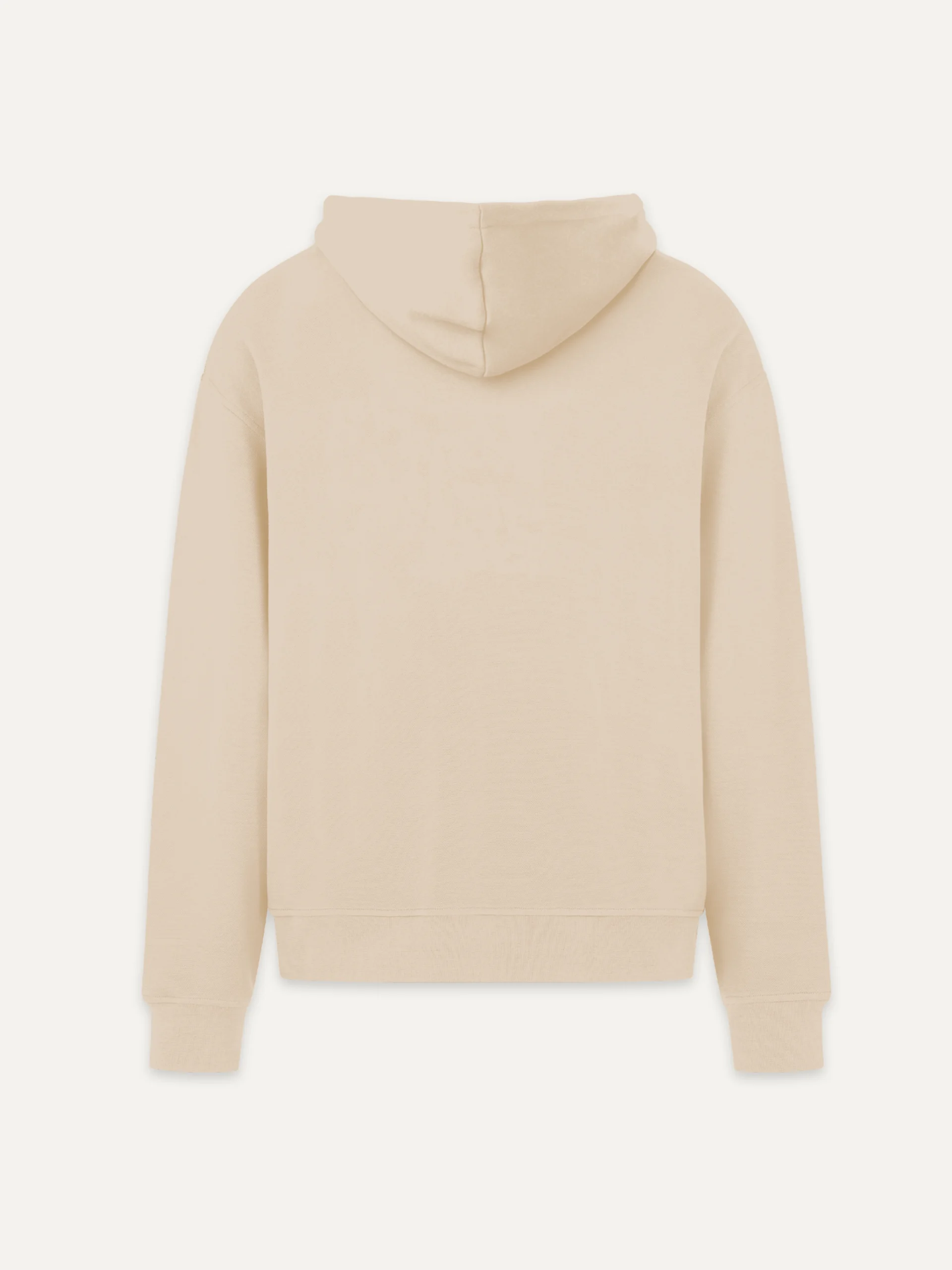 Horizon Mark Hoodie in Desert Dust back view