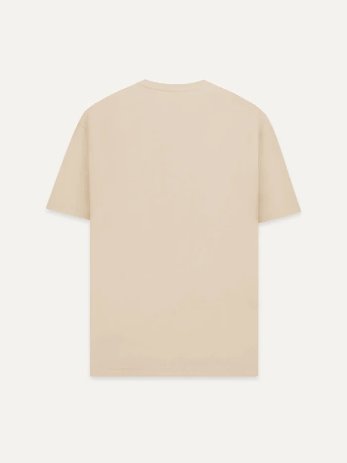 Desert Dust organic cotton t-shirt back view plain