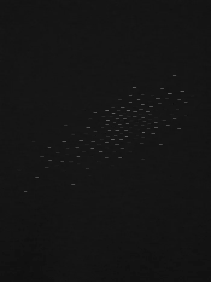 Camouflage Field vector artwork in ash grey on black fabric