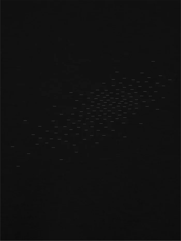 camouflage field abstract line pattern ash grey print on black fabric close-up