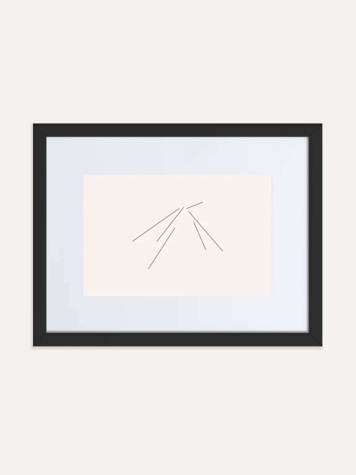 framed track vector study 01 wall art minimal line composition