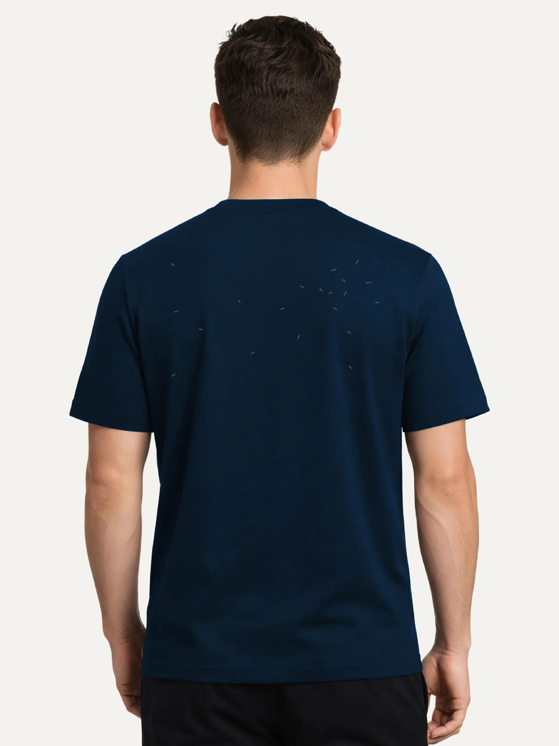 perception-radius-organic-tshirt-french-navy-model-back-view