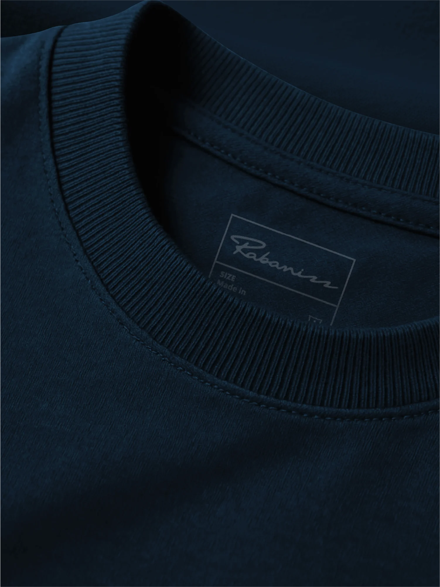 perception-radius-french-navy-sweatshirt-ribbed-hem-close-up