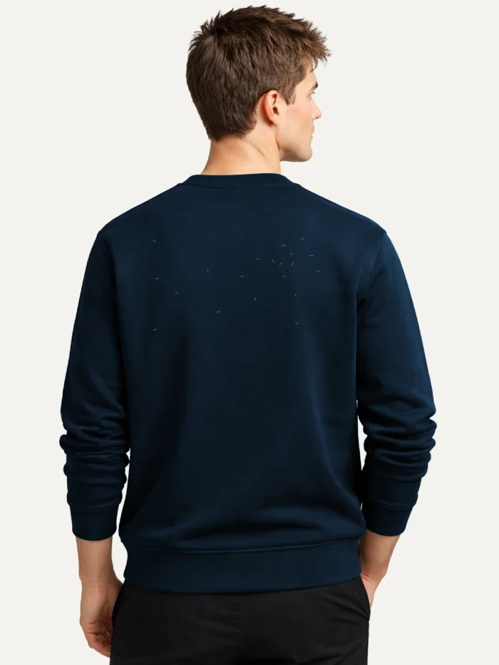 model-wearing-perception-radius-french-navy-sweatshirt-back-view