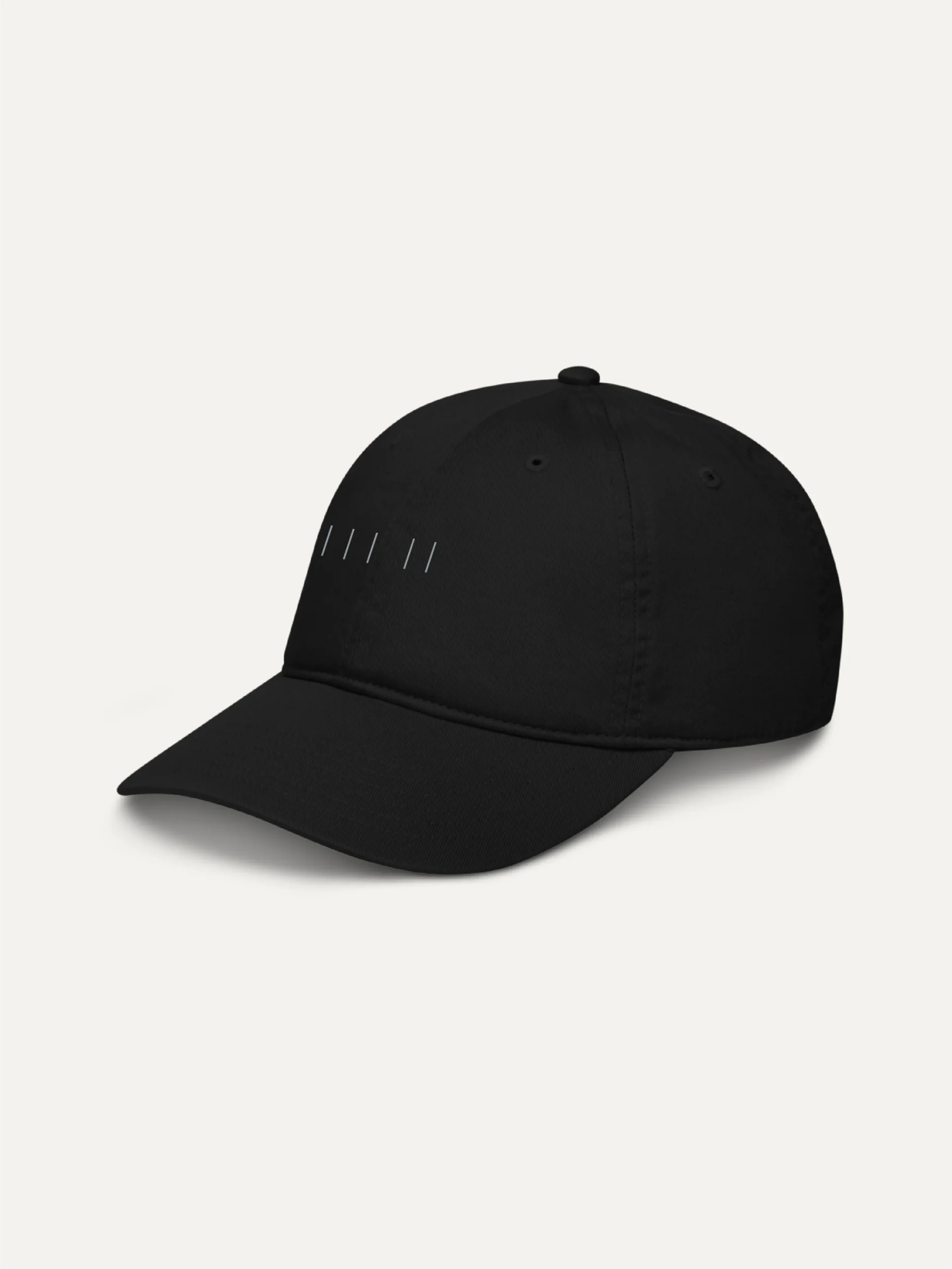 Black Seasonal Index cap shown from left front angle