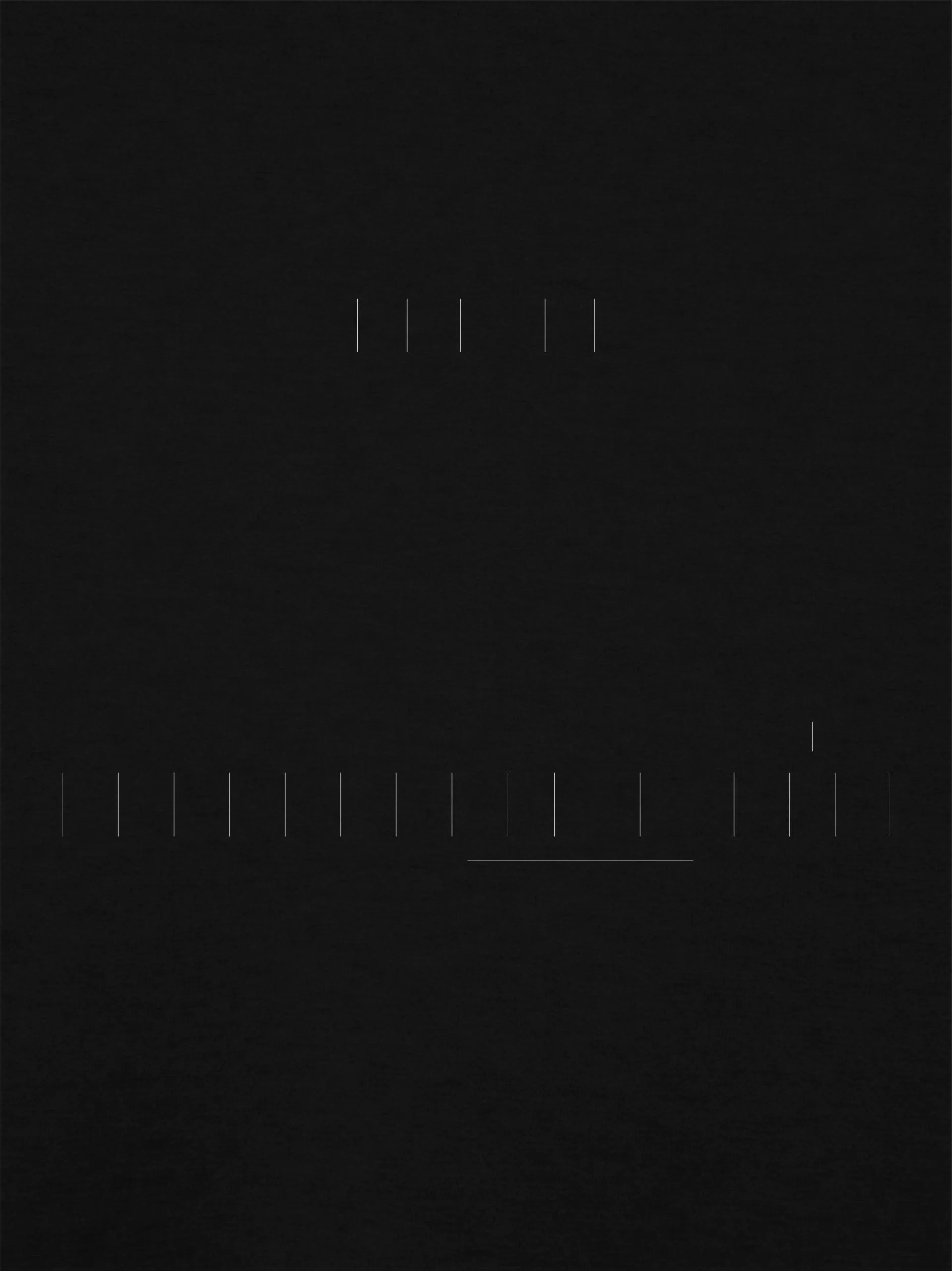 Close-up of Charcoal Seasonal Index artwork on black cotton