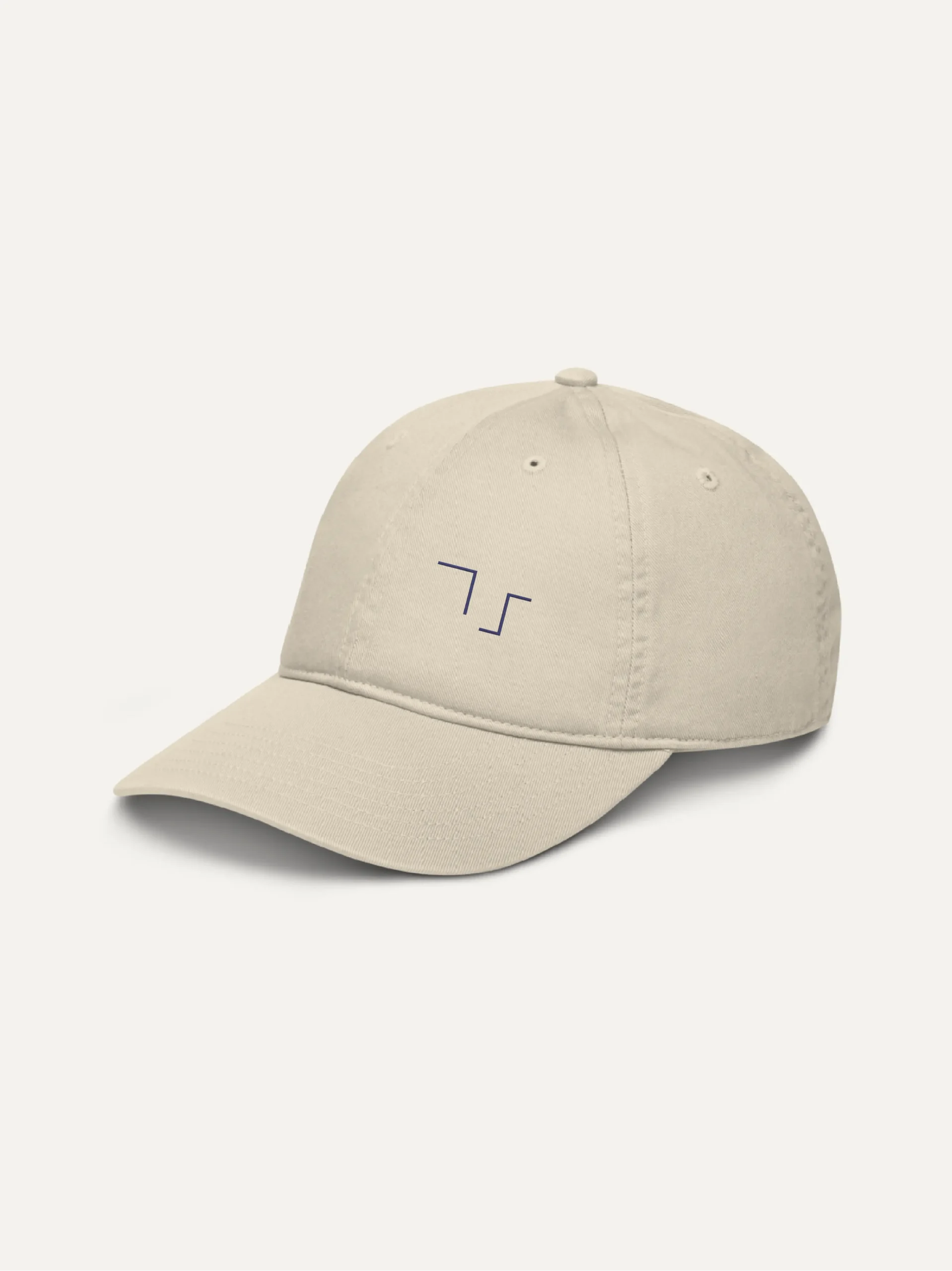 Held Insert Oyster embroidered cap shown from left angle