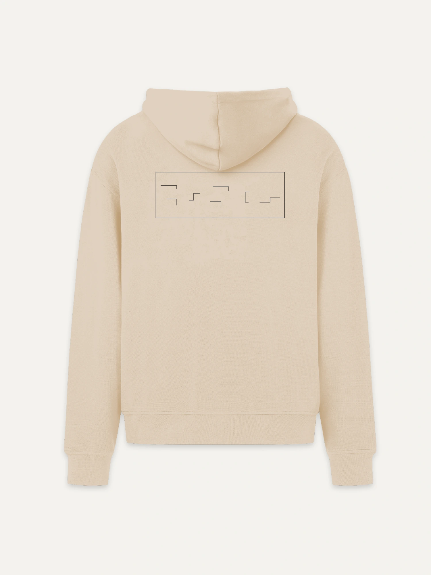 Held Insert Desert Dust organic cotton hoodie with back artwork