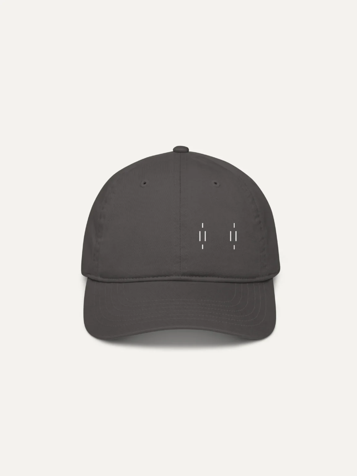 Charcoal Memory Relay cap with Stone White embroidered signal groups