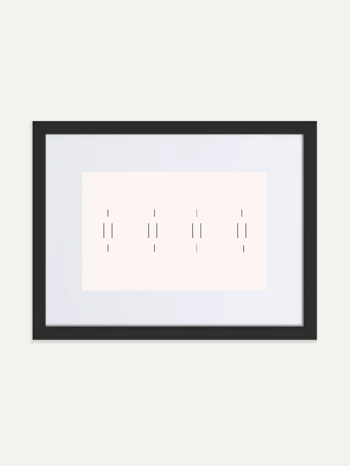 Memory Relay Study 03 framed landscape art front view