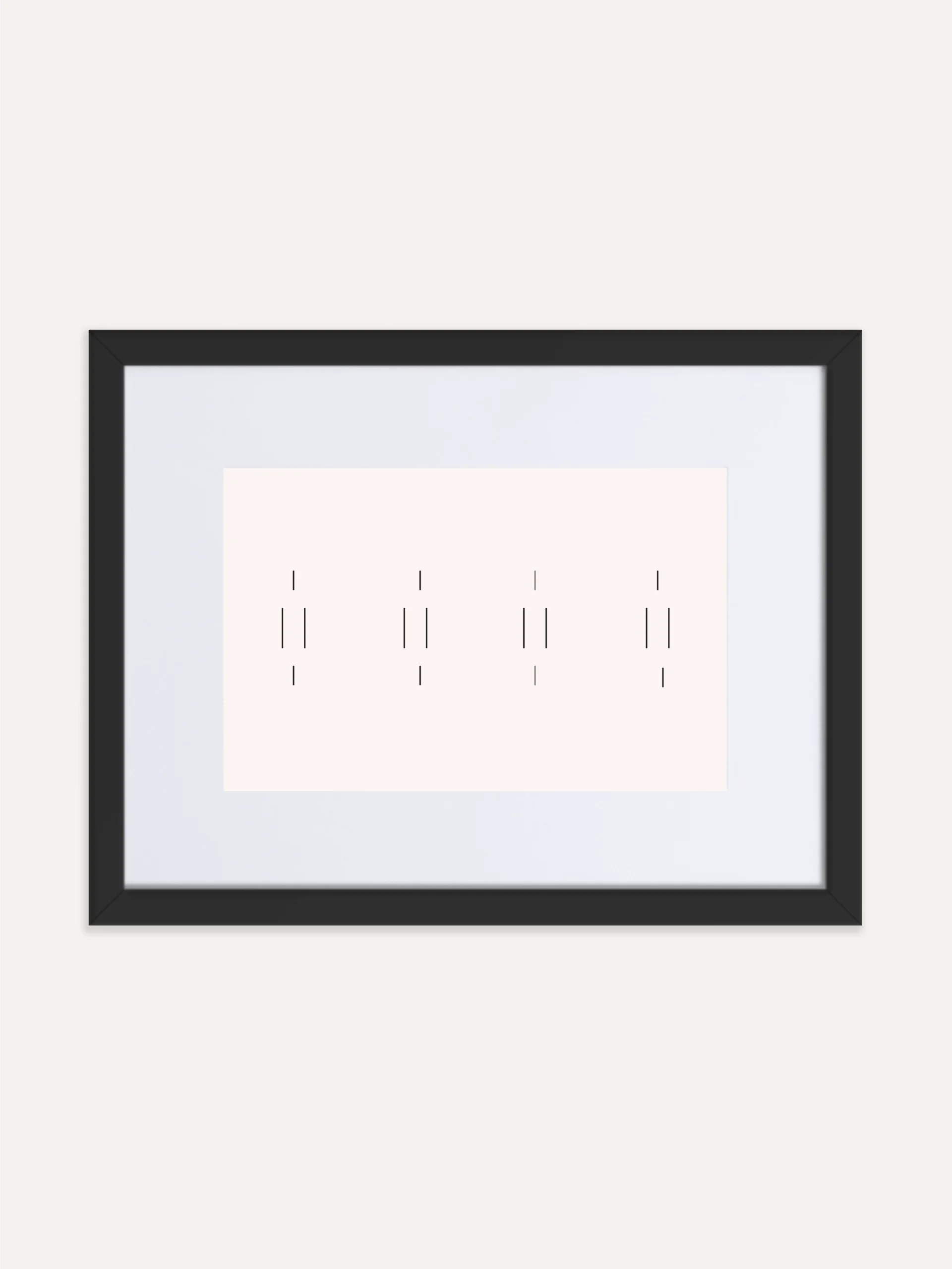 Memory Relay Study 03 framed landscape art front view