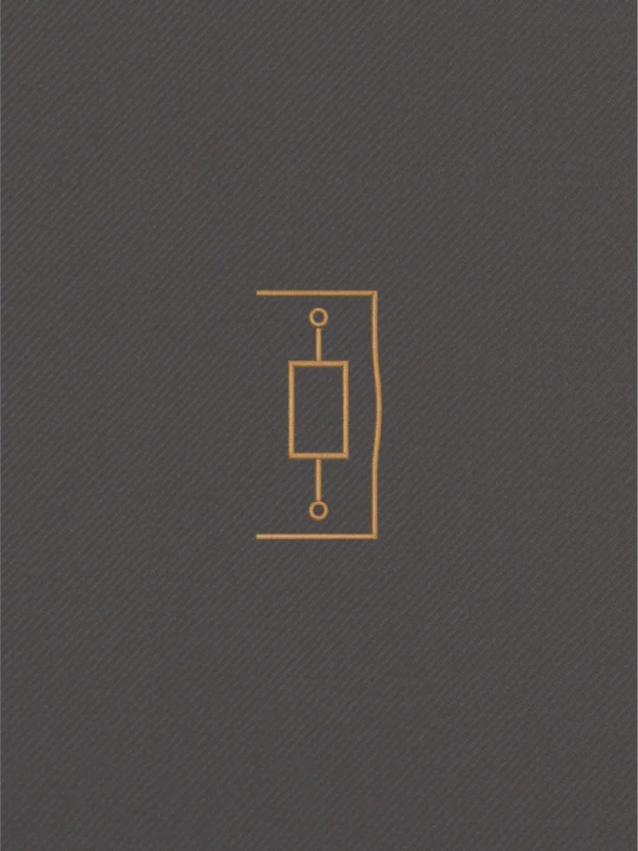 Prepared Tension muted ochre embroidery on Charcoal cotton twill