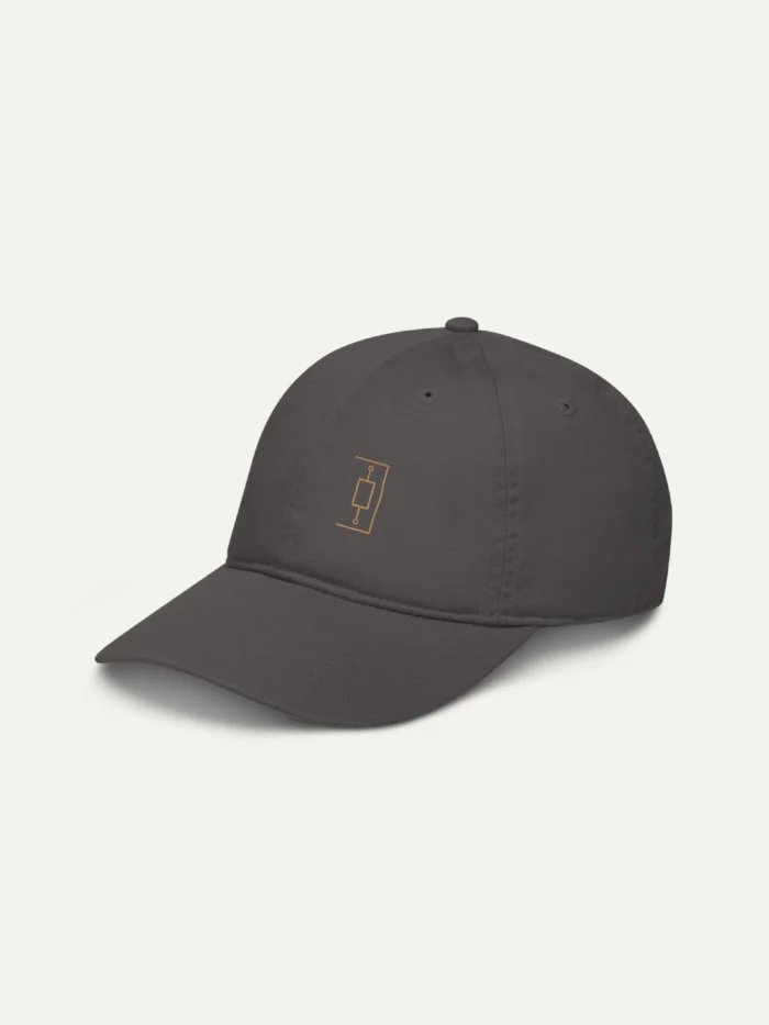 Prepared Tension embroidered cap shown from wearer’s left angle