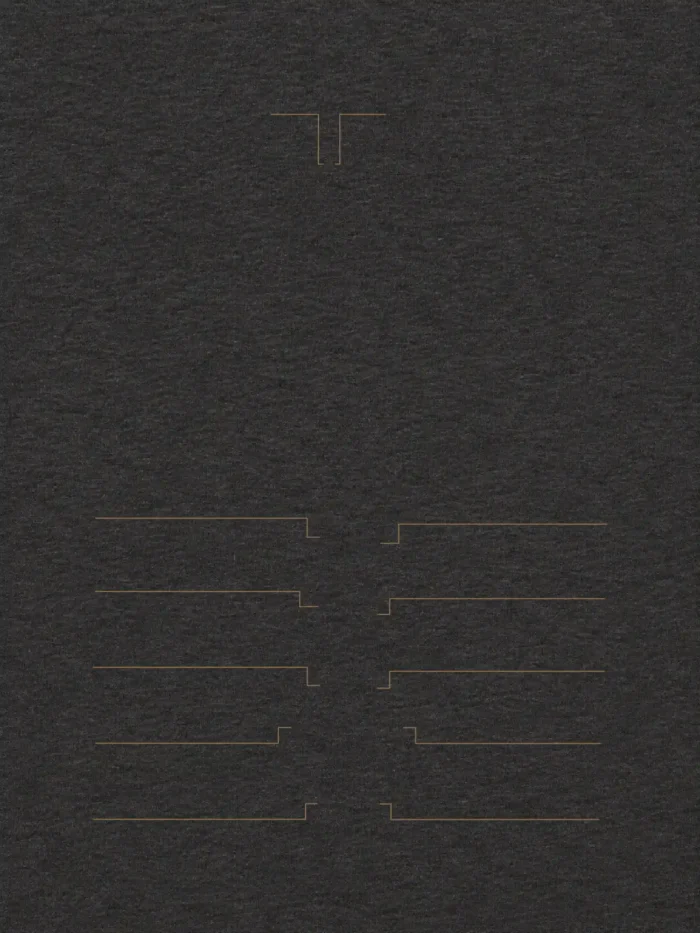 Shared Count earth-toned line artwork on Dark Heather Grey cotton