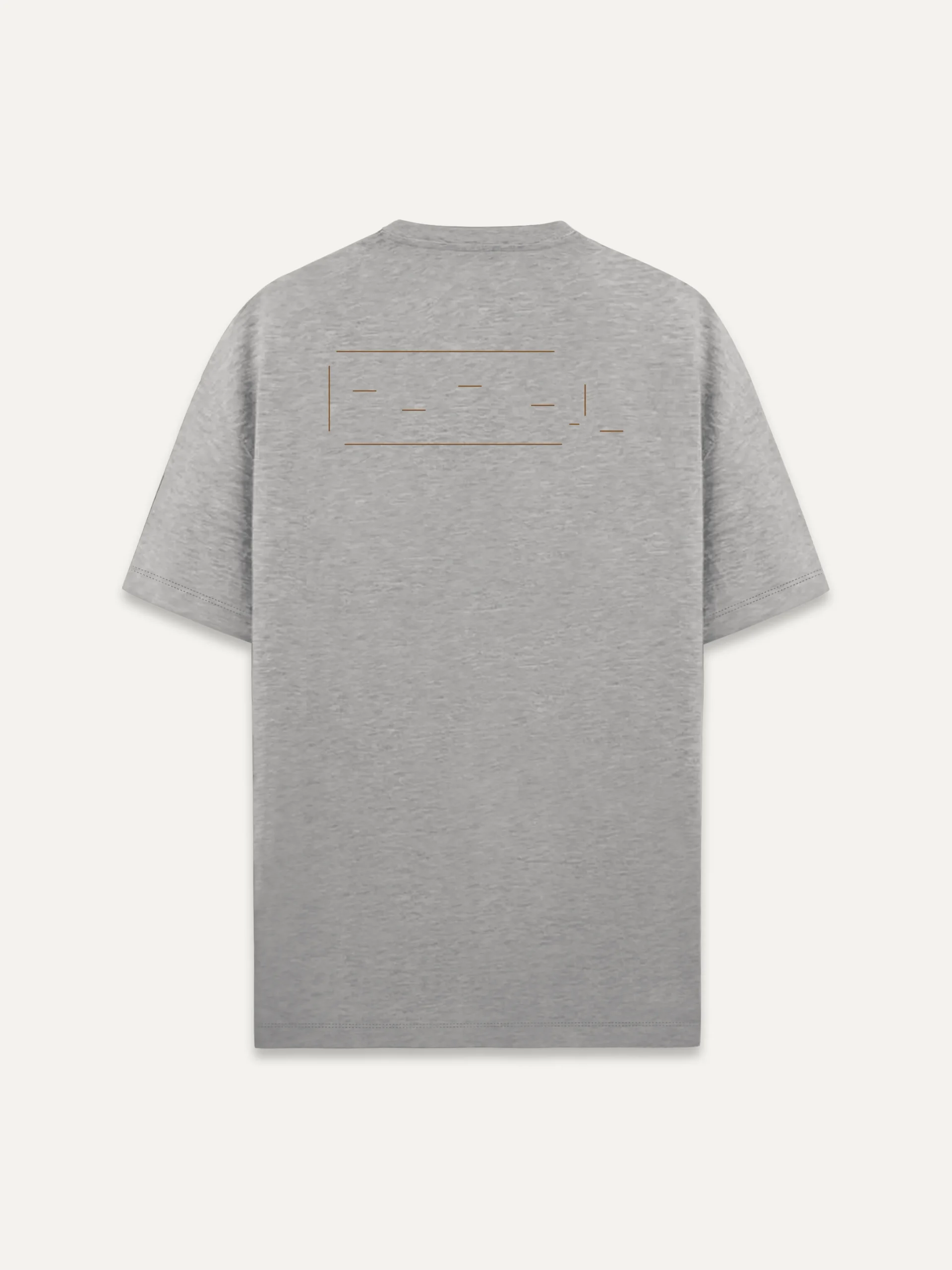 Displaced Ground Organic Cotton T-Shirt — Heather Grey