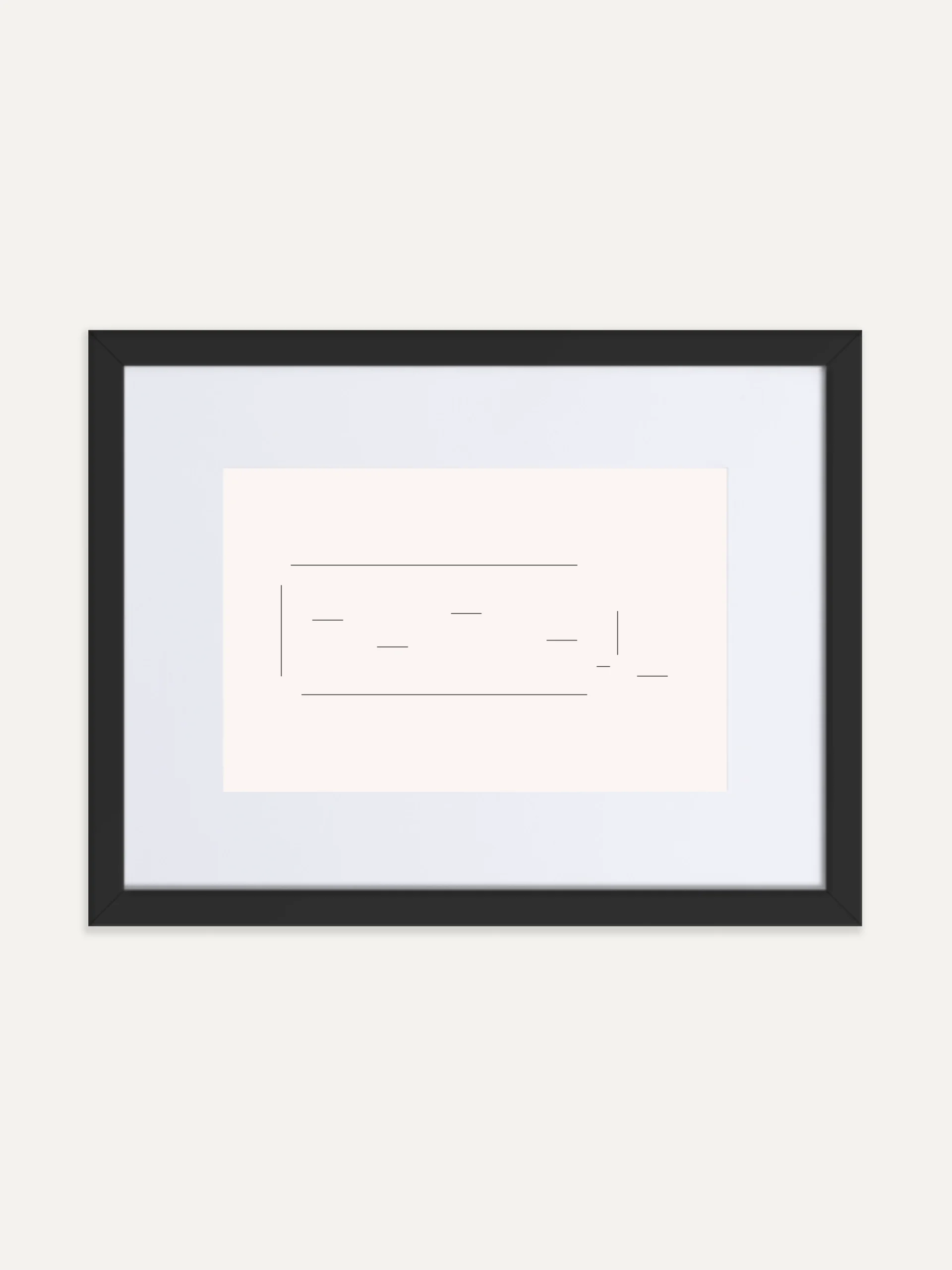 Displaced Ground — Study 03 — Framed Art Print (40 × 30 cm)