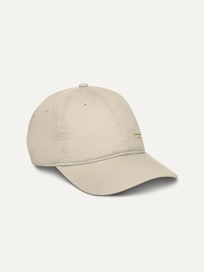 Right view of Oyster organic cotton twill cap