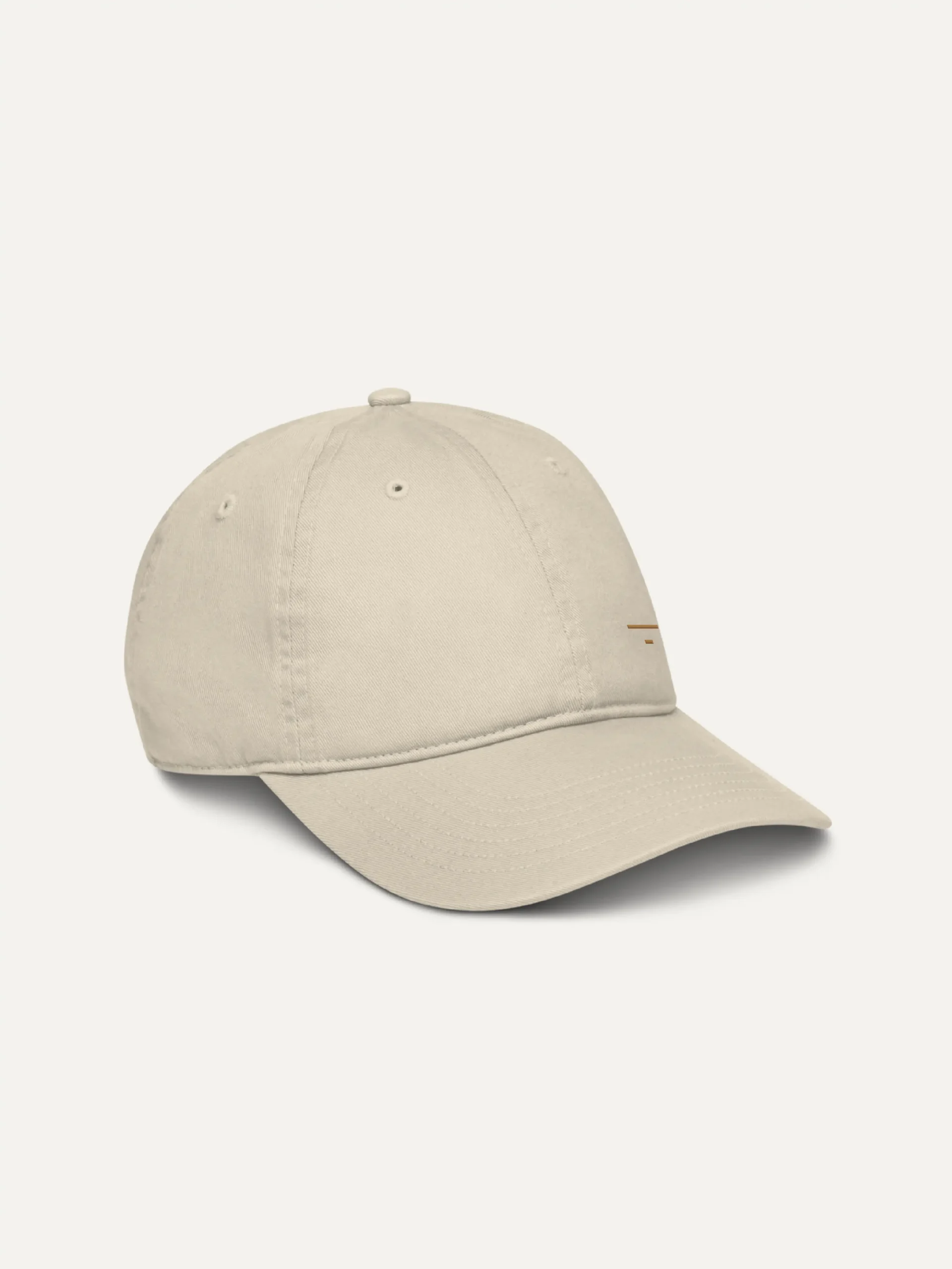 Right view of Oyster organic cotton twill cap