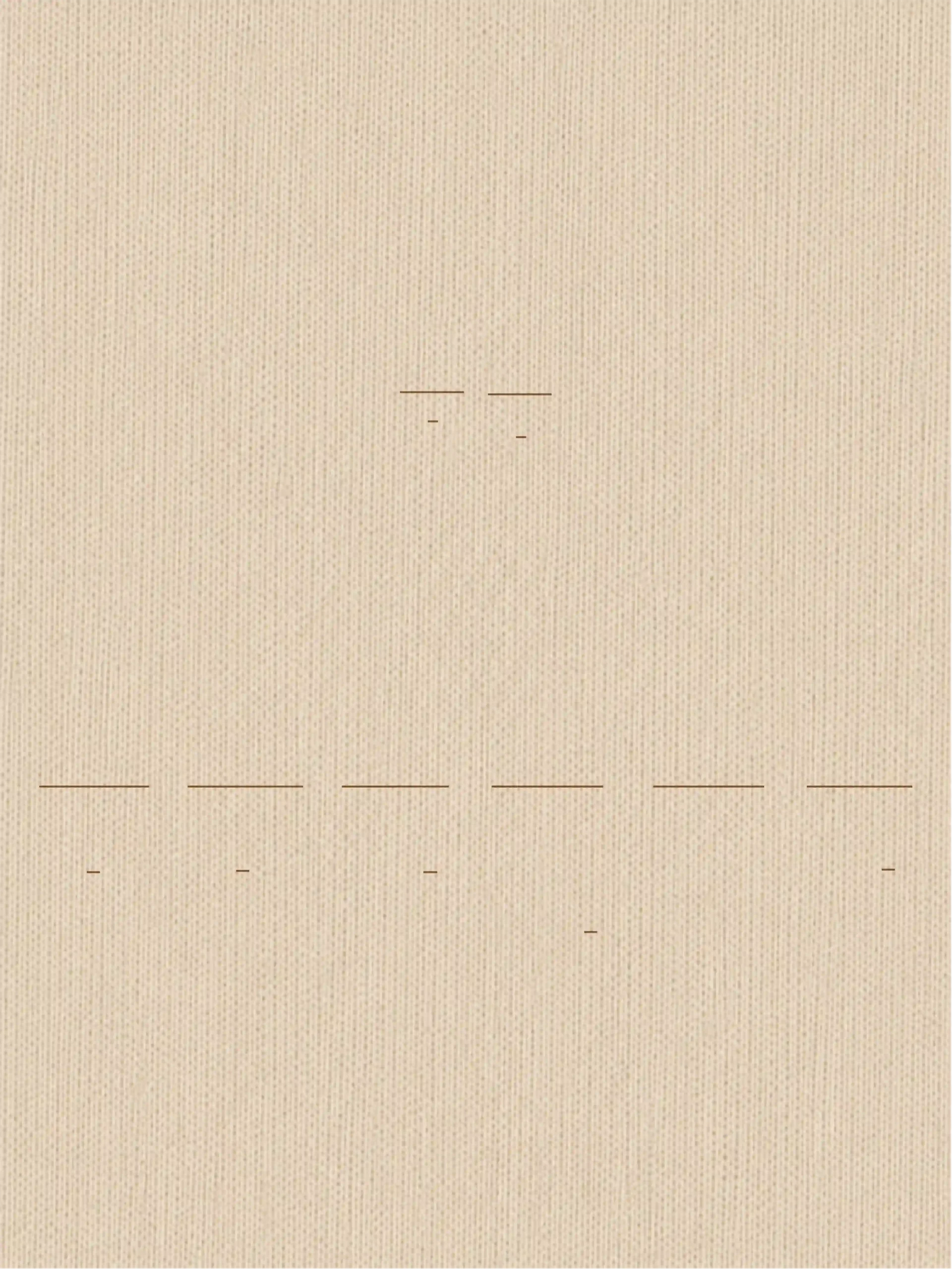 Earth-toned Return Interval linework printed on Desert Dust cotton
