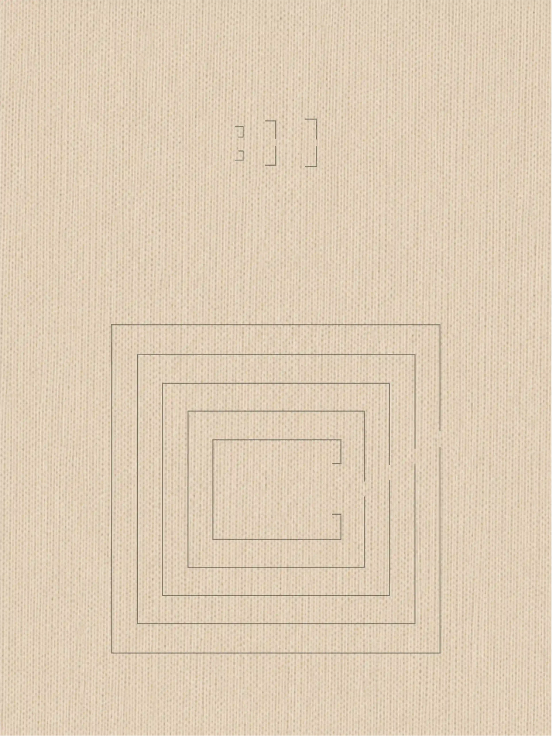 Second Look chest fragment and nested contour artwork in muted earth grey