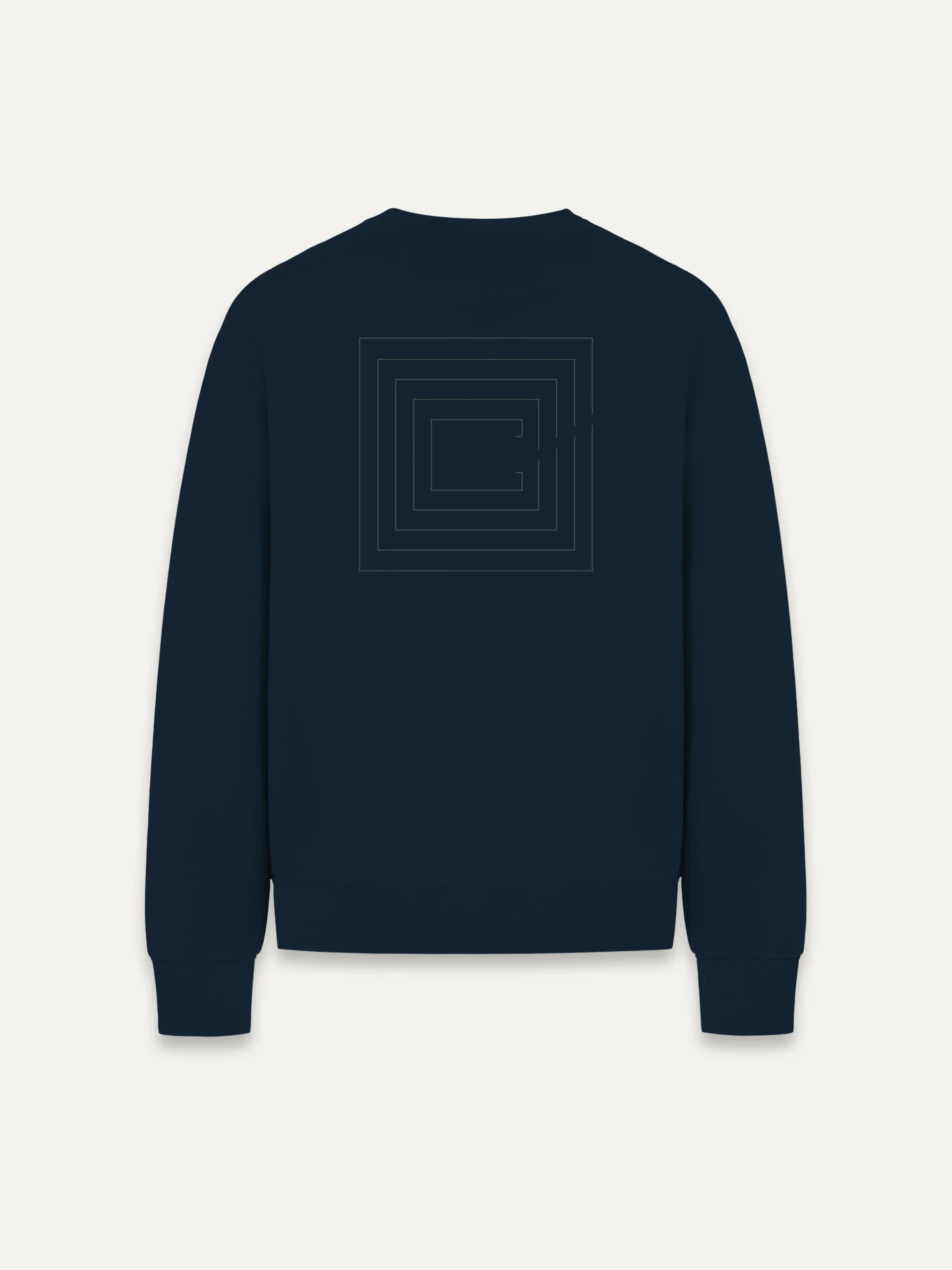Second Look Organic Cotton Sweatshirt — French Navy