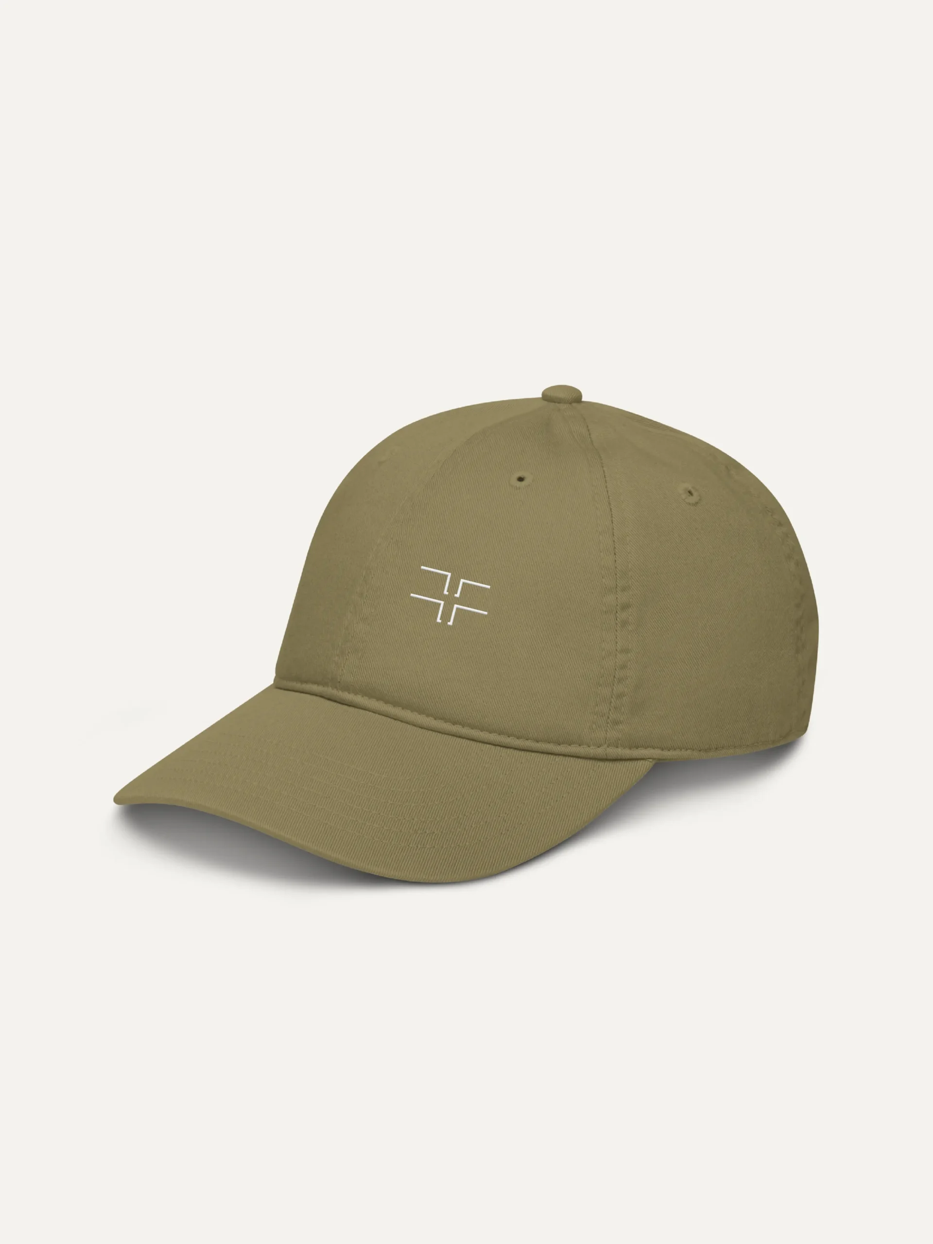 Shared Count Jungle cap showing embroidered left front panel