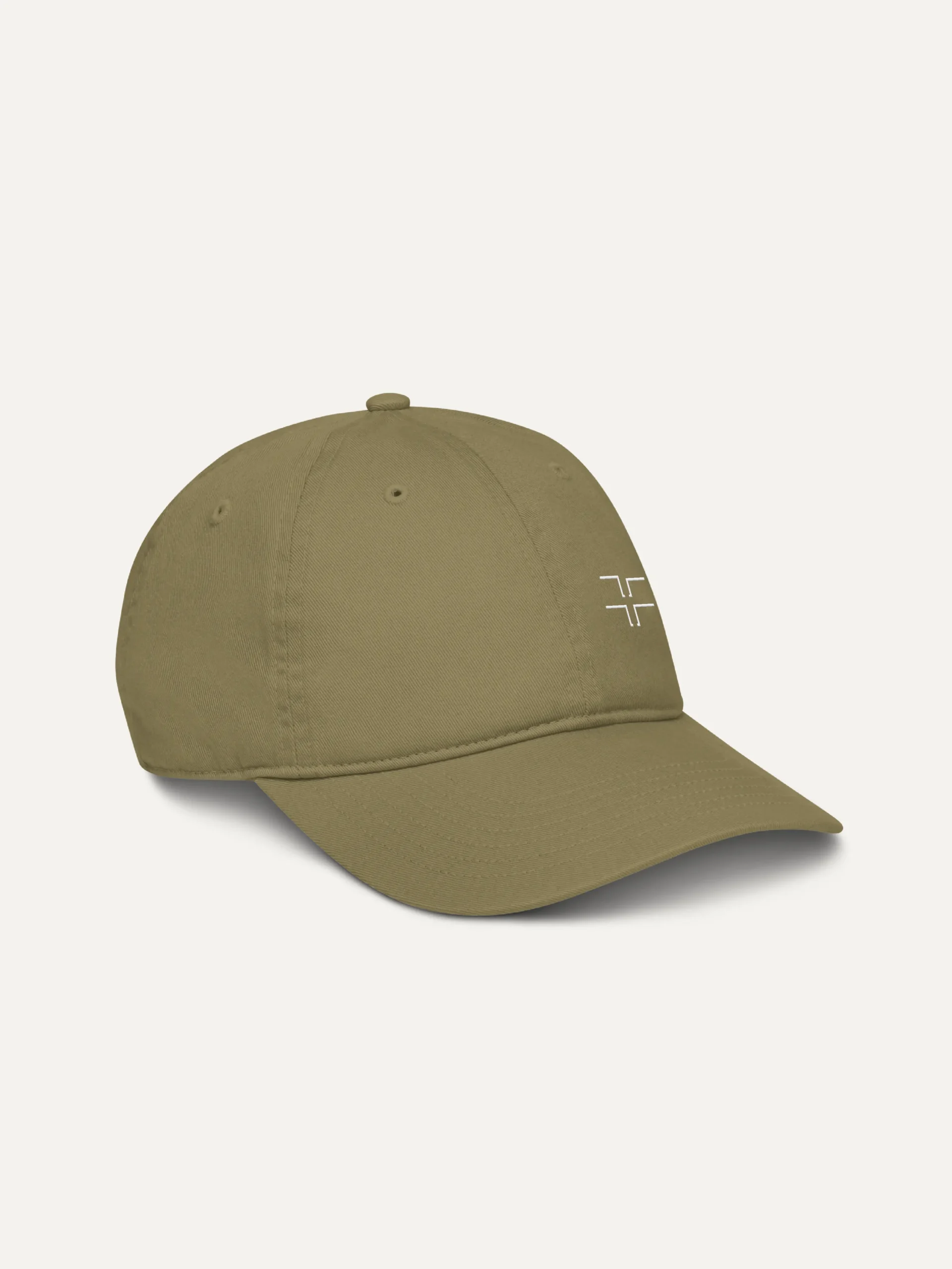 Shared Count Jungle organic cap from opposite angled view
