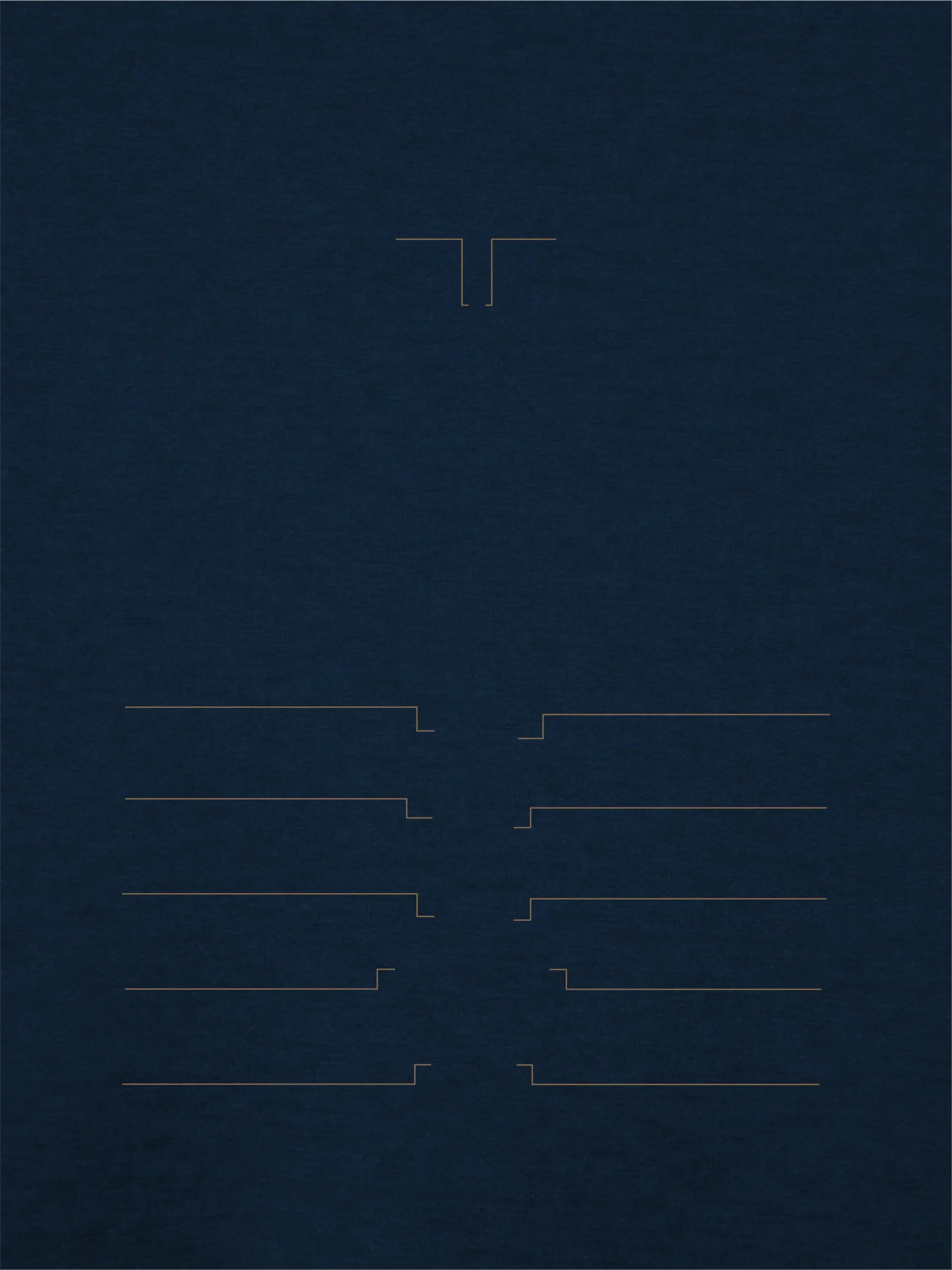 Shared Count earth-toned line artwork on French Navy cotton